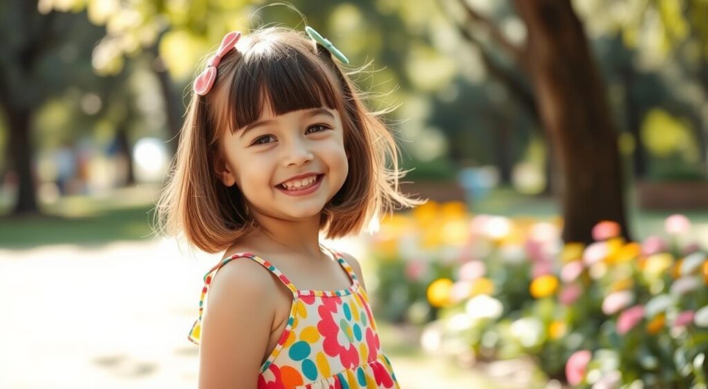 corte infantil feminina