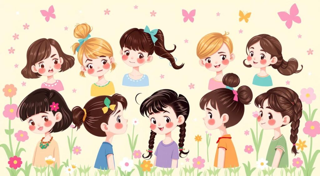 corte infantil feminina