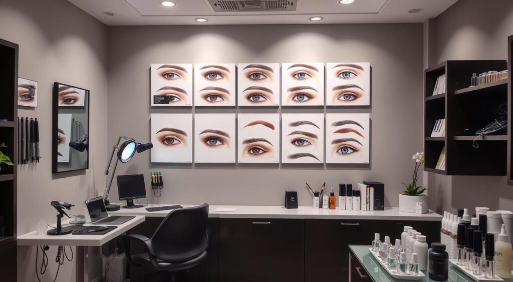 design de sobrancelha profissional