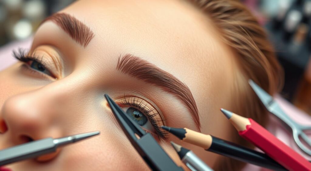 design de sobrancelhas
