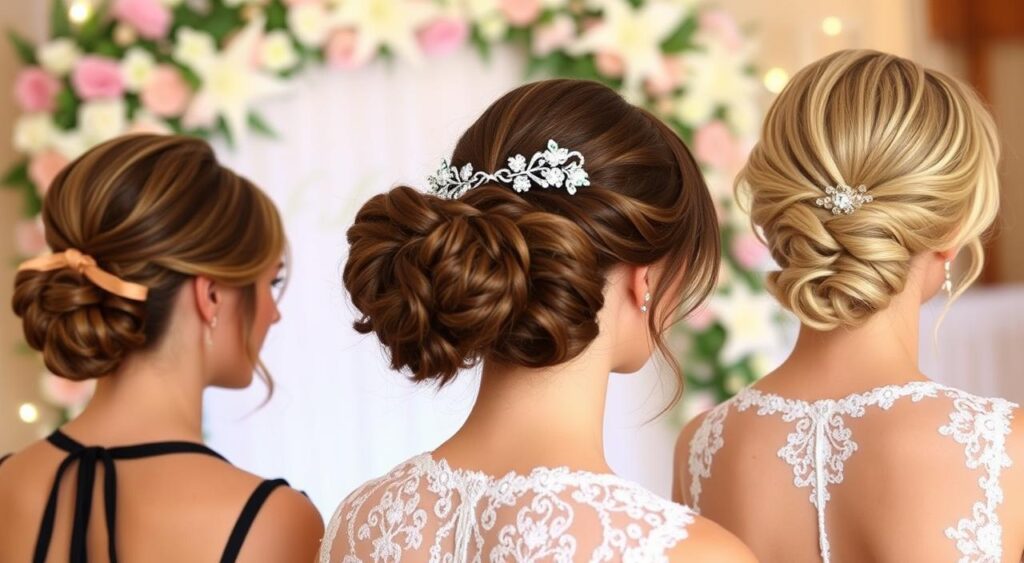 inspirações de penteados modernos para madrinhas