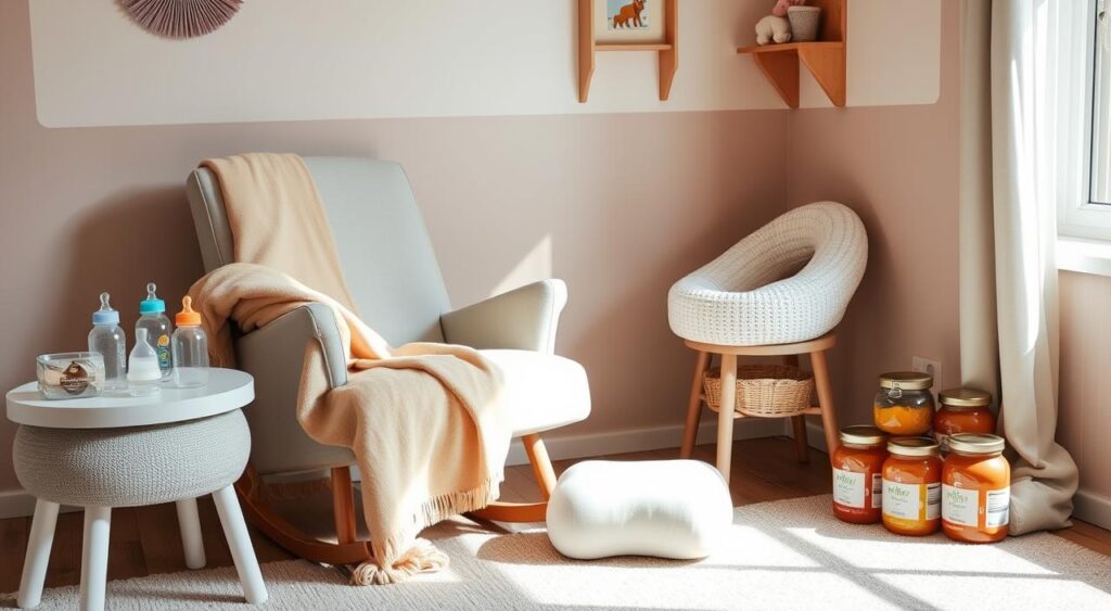 itens de alimentação e amamentação