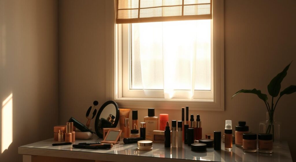 luz para maquiagem