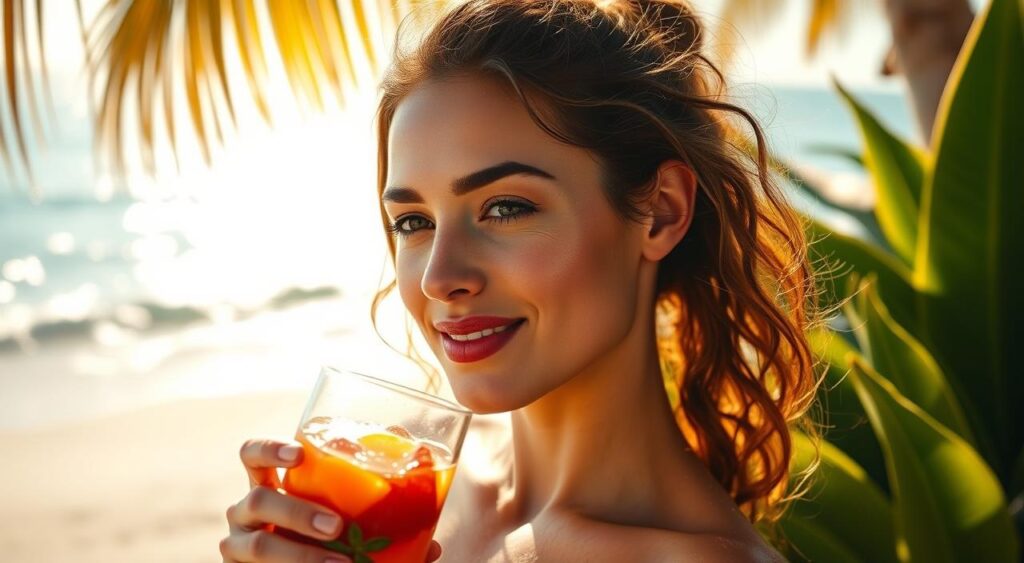 pele hidratada no verão