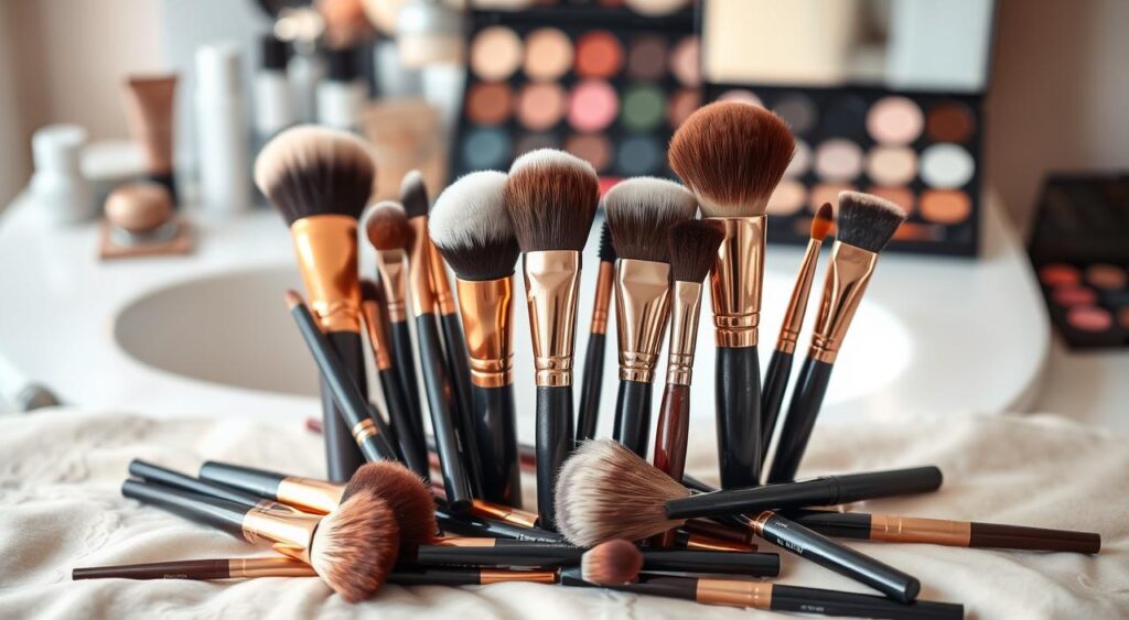 pincéis de maquiagem