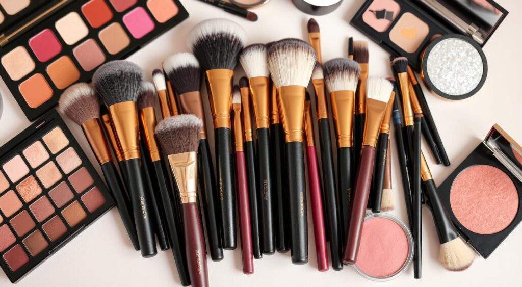pincéis de maquiagem