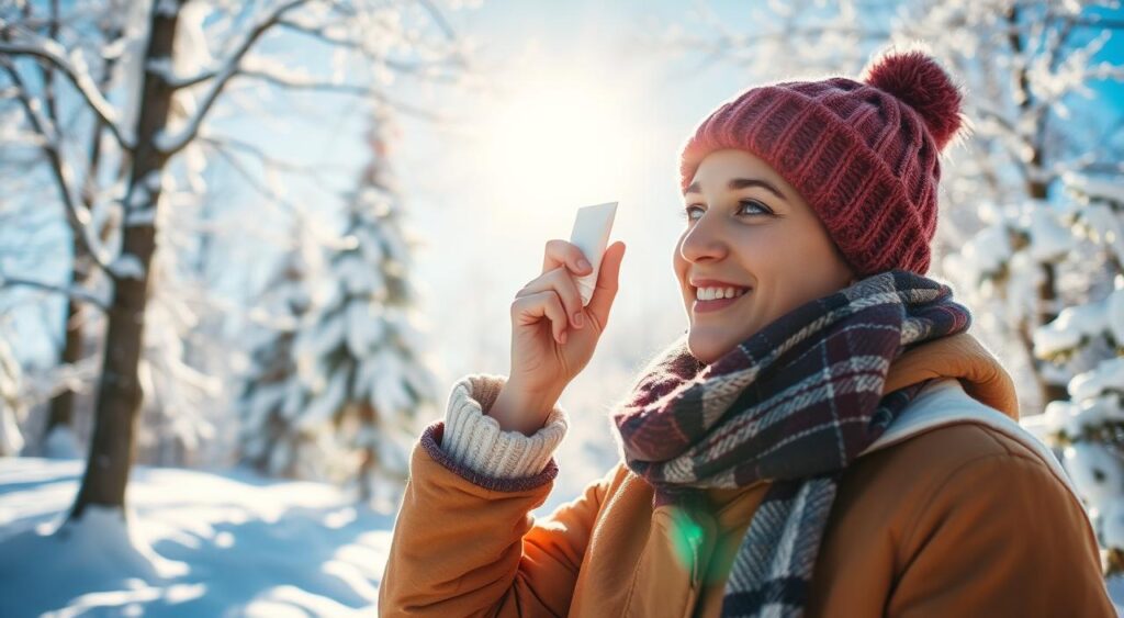 proteção solar no inverno