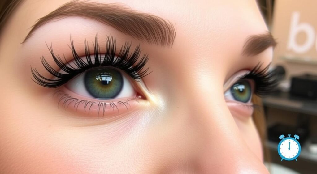 quanto dura a manutenção dos cílios alongados