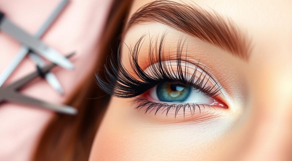 quanto tempo dura a extensão de cílios