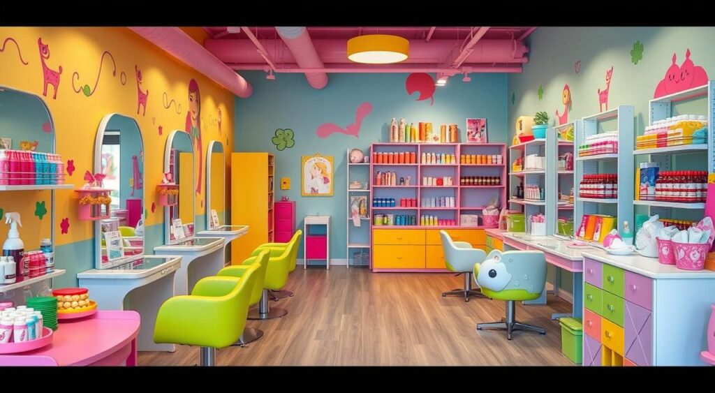 salão de beleza infantil