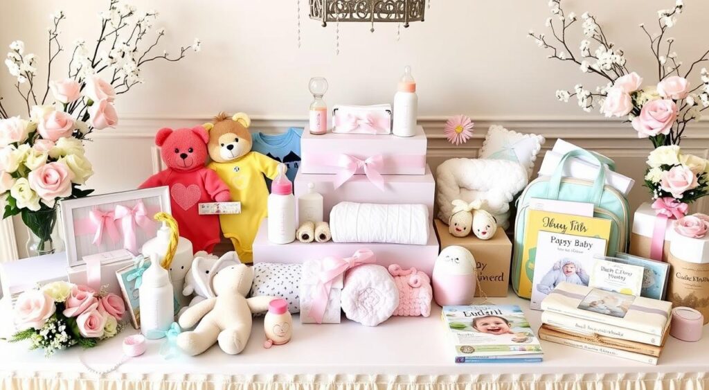 sugestões de presentes para chá de bebê