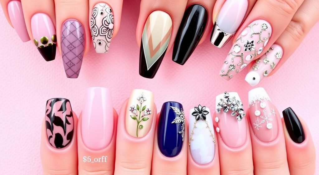 tendências de unhas em gel