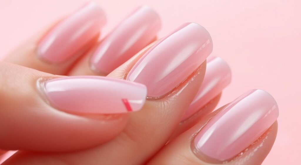 unhas de fibra de vidro