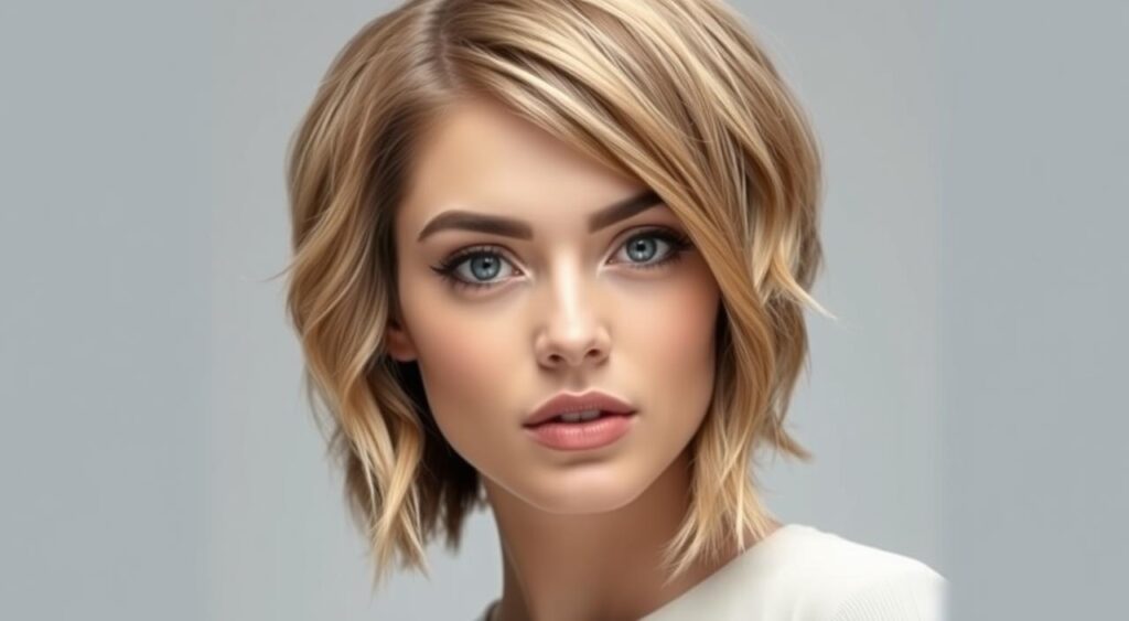 cabelo curto em camadas