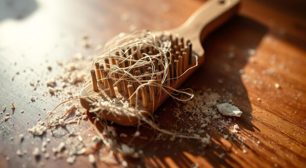 como limpar escova de cabelo