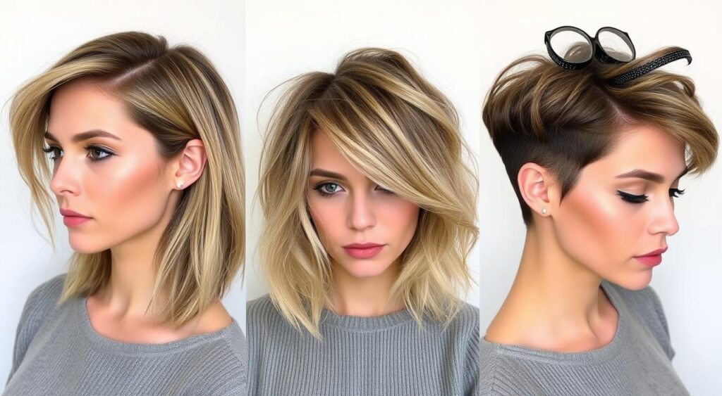 corte medio feminino