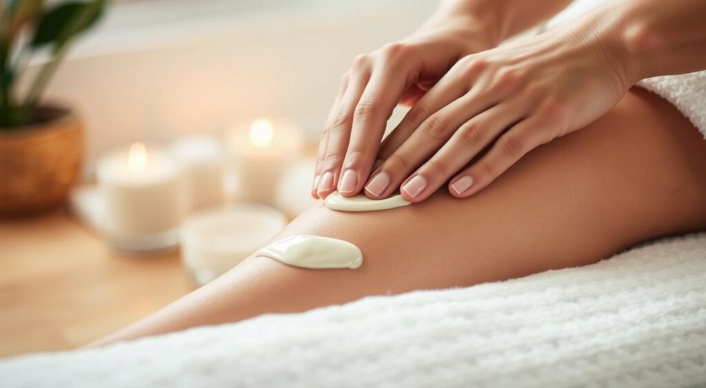 creme de massagem relaxante