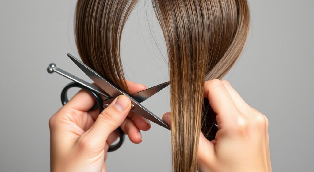 cuidados com franja em cabelo