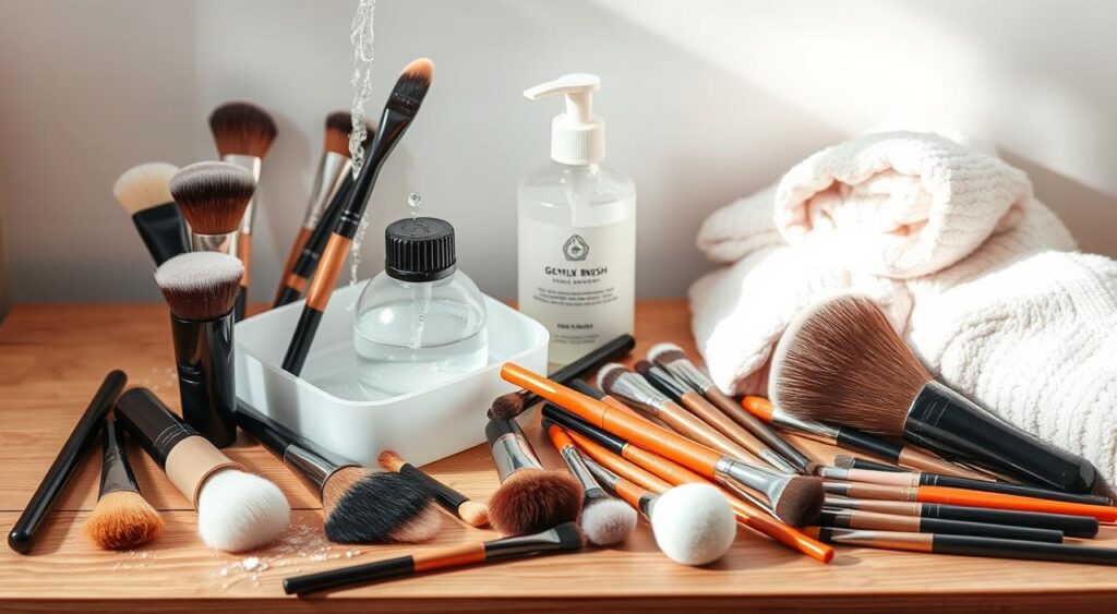 cuidados especiais com pincéis de maquiagem