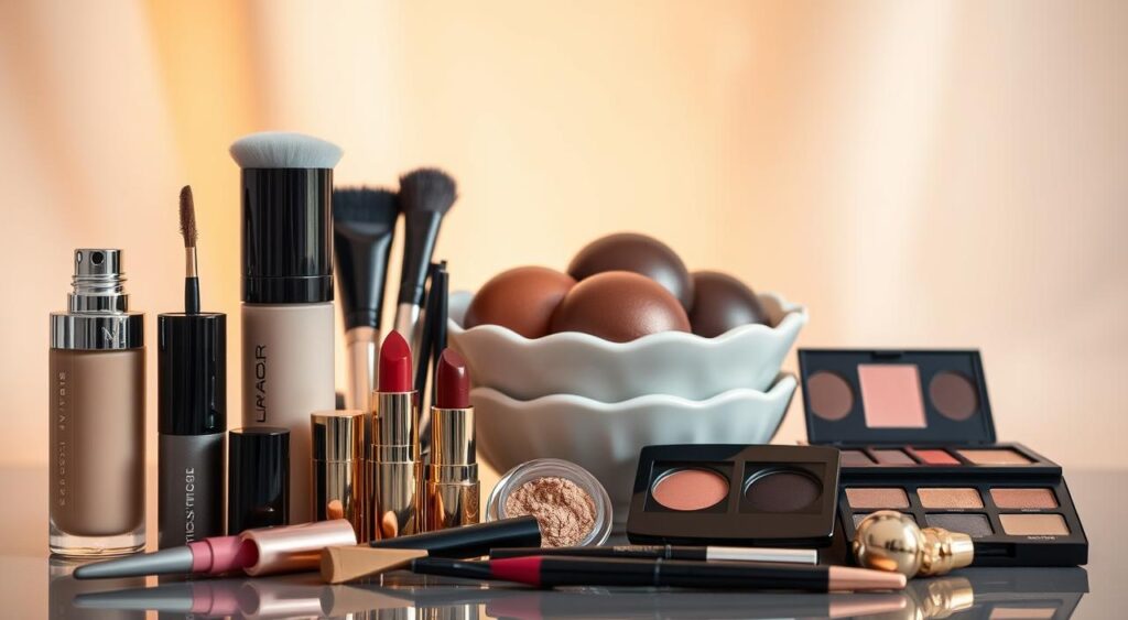 produtos essenciais de maquiagem