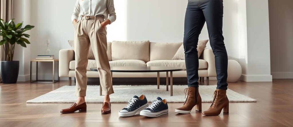 qual sapato usar com calça jogger feminina