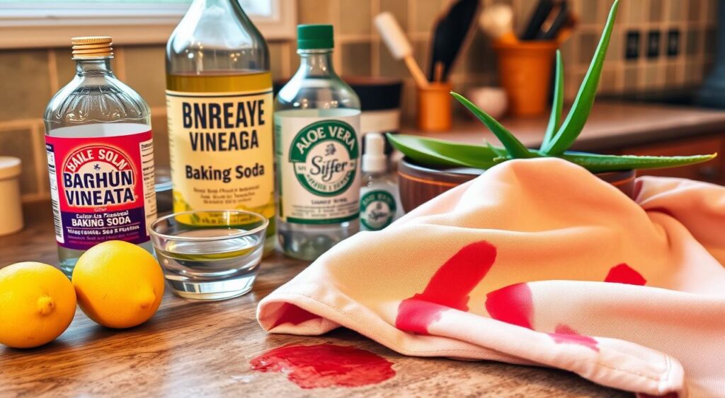 soluções caseiras para tirar mancha de maquiagem