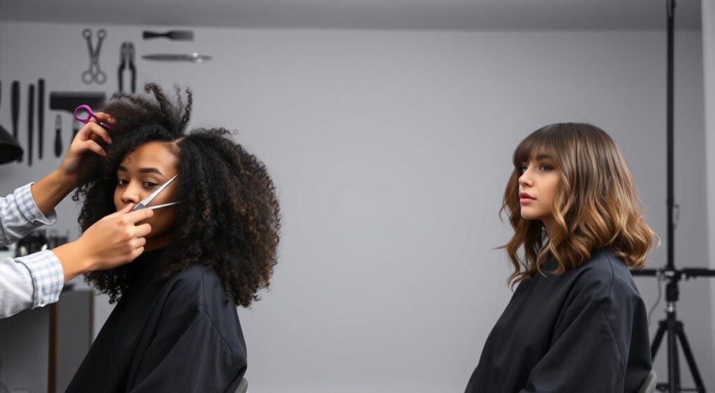 técnicas de corte para cabelo cacheado