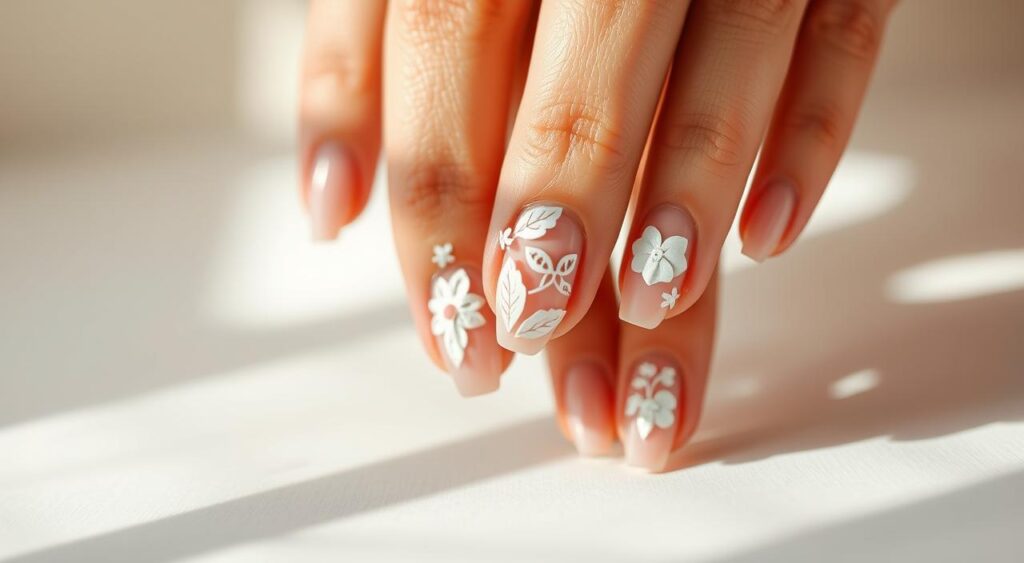 unhas de papel artísticas