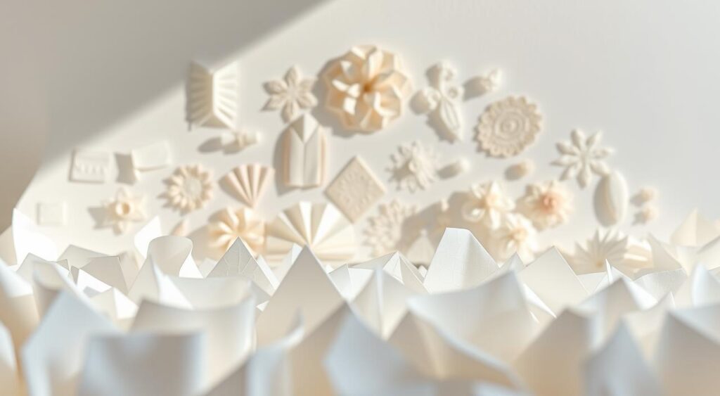 unhas de papel artísticas