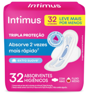 absorvente intimus tripla protecao